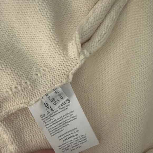 Philosophy Di Lorenzo Cropped Cream Button-Front Cardigan - Picture 3 of 3